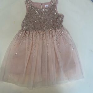 GAP Kids Sequin Dress in Blush